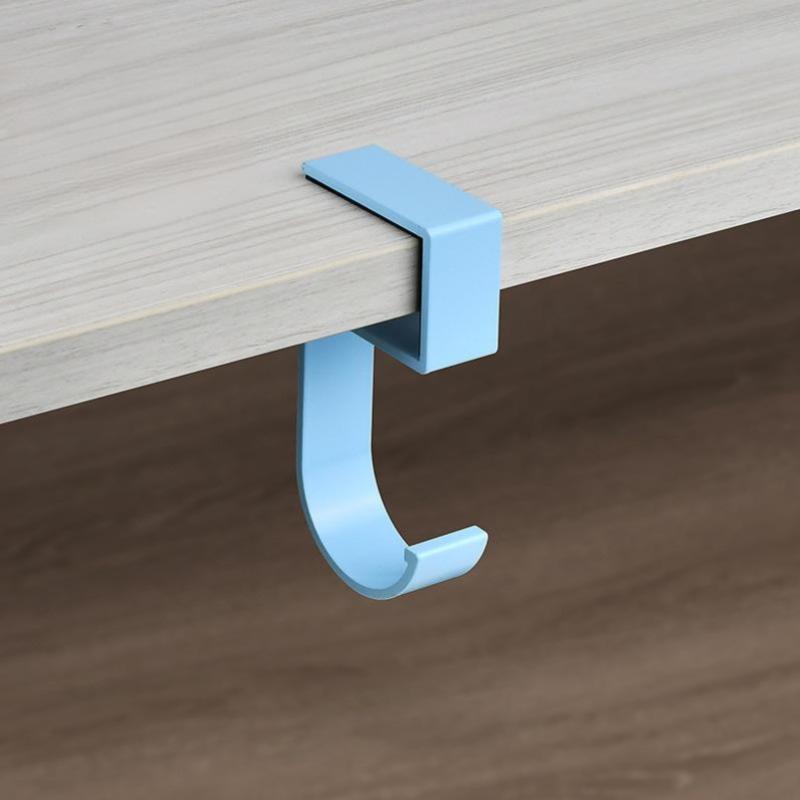 1Pc Student Backpack Hooks Office Desks Mobile Hanging Bag Hooks Divine Tools Desks Side Tables Portable Practical Hooks