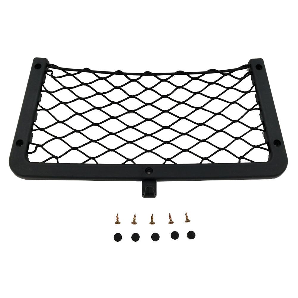 36*18CM Large Storage Net Pocket Camper Van Caravan Organiser Holder for T5  Premium Black Elastic Mesh Pockets