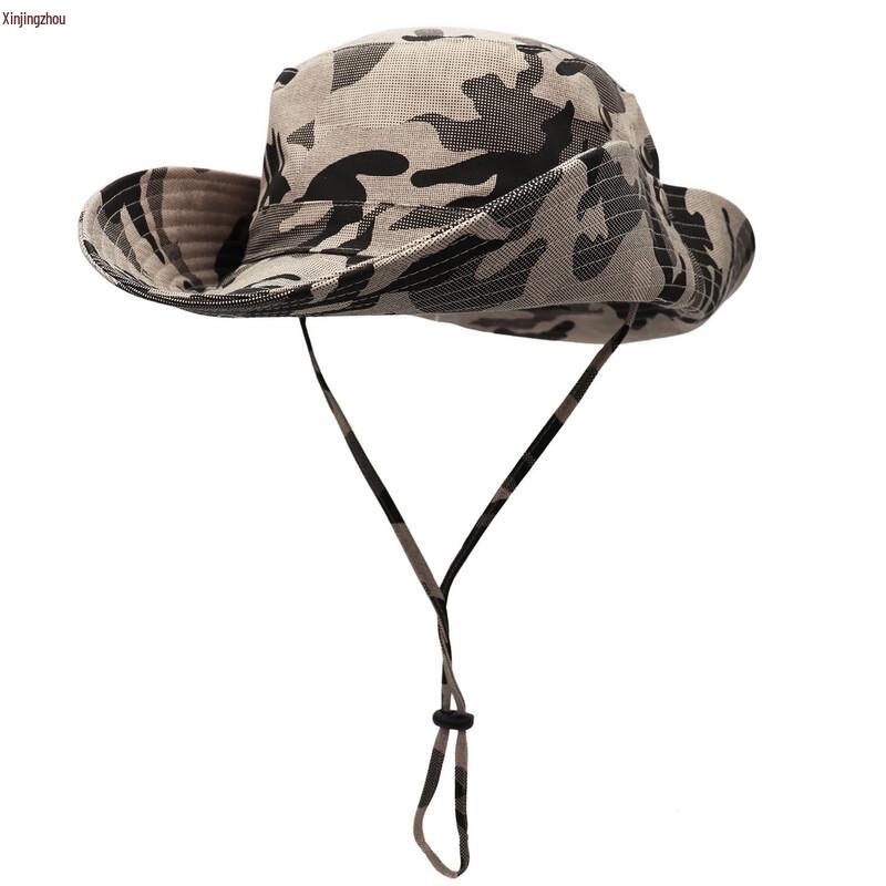 Outdoor Camouflage Wide-Brim Sun Hat