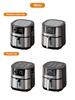 Smart 15L Dual Basket Air Fryer with Double Heating Tubes - Stainless Steel
