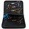 BEPAN Large Capacity Hairdressing Scissor Storage Case Barber Scissor Haircut Tool Organizer with Multi Compartments Zippered Pocket