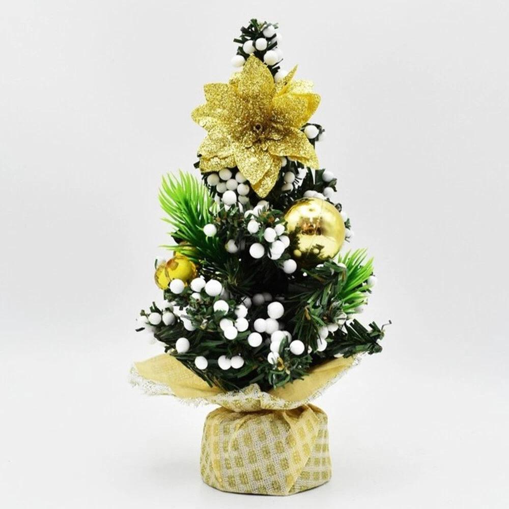 

Tabletop Xmas Tree Simple Christmas Tree Centerpiece Mini Christmas Tree Crafty For Fireplace Home Decor Holiday Display золотий