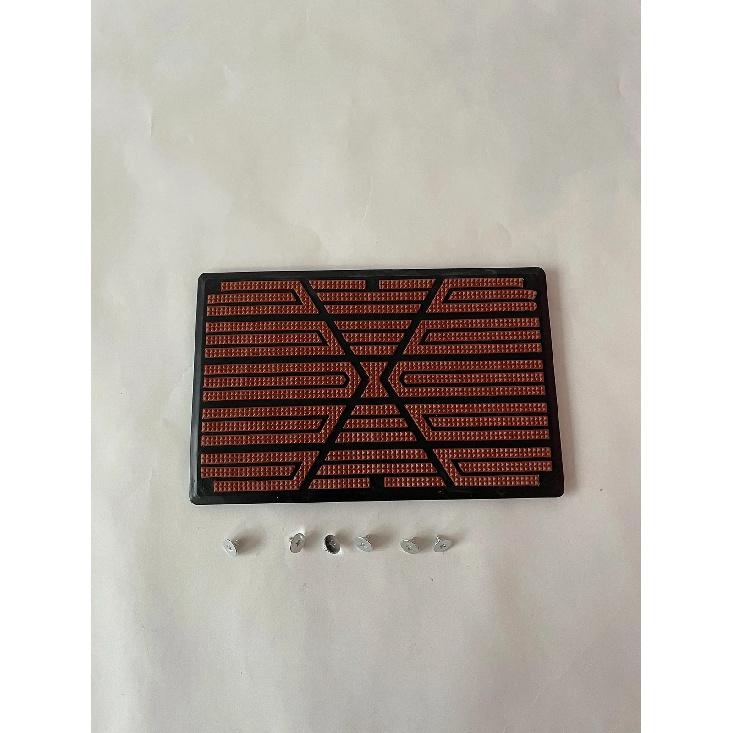 Universal Car Floor Pads Anti-skid Pedal Mat Interior Accessories Heel Foot Mat Pedal Cover Black PVC Universal Car Mat