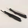 Leichtes Rasiermesser Klassische Friseur-Pflegewerkzeuge Kunststoffgriff Edelstahl Single-Edge Klingenkopf Rasierhobel