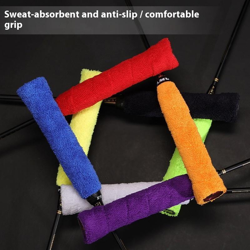 1/3 Pcs Towel Glue Grip Badminton Tennis Racket Overgrips Tape Racket Grip Grip Non-Slip Tape Band Sweat Badminton