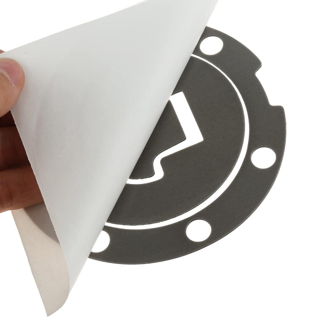 Bowarepro Motorcycle Tank Cap Pad Anti-Scratch Seal Honda Type Carbon Style Universal Honda CB400/600/1000/1300
