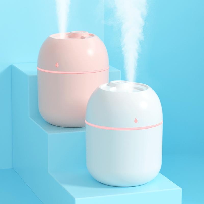 Mini Ultrasonic Air Humidifier 200Ml Usb Charge Diffuser Car Purifier Aromatherapy Anion Mist Maker Dense Fog Freshener Vehicle