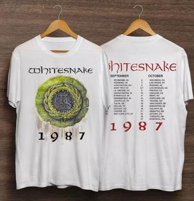 Vintage 1987 Whitesnake Tour 1987 Size S 5XL