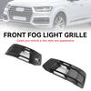 Front Bumper Cover Fog Light Bezel Insert Grill Grille 4M0807682AAEFA 4M0807681AAEFA Fit Q7 2016-2019