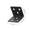 10Pcs Angle Brackets for Wood Heavy Duty Metal L Shape Corner Braces Shelf Cabinet Table Leg Support DIY Mounting Hardware