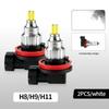 2PCS 30000LM H11 CANBUS H8 Led Bulb CSP For Mitsubishi Outlander Sport Montero Lancer L200 MK4 V80 V93 Automobile Turbo Fog Lamp