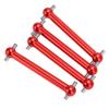 4pcs RC Metal Dog Bone Drive Shaft Front and Rear   Dog Bone for    02B 1Celsius10 RC Car Upgrade Parts