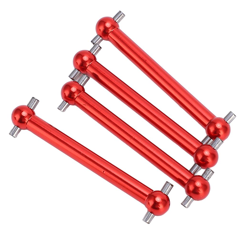 4pcs RC Metal Dog Bone Drive Shaft Front and Rear   Dog Bone for    02B 1Celsius10 RC Car Upgrade Parts