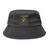 Unisex Distressed Denim Washed Bucket Hat Angine De Poitrine Canadian Band Headwear Fishing FisherUnisex Cap Session Hats Gifts