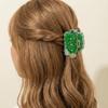 Elk Santa Claus Shark Clip Acrylic Cartoon Hair Grab Clip Fashion Christmas Tree Hair Claw  Girl