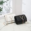 Women's bag summer new embroidered bag chain crossbody small square bag fringed pearl shoulder bag one piece