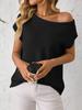 2025 New Collection! Women's Y2K - Inspired Summer Knitted Pullover Sweater Top, Blending Retro Charm with Modern Style
