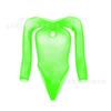 Sexy underwear bikini hip wrap three-point long-sleeved tights net onesie