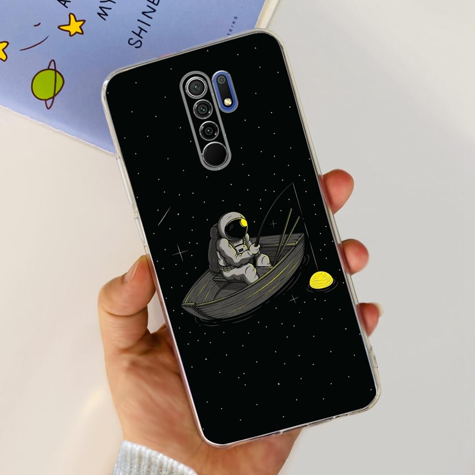 For Xiaomi Redmi 9 2020 Case Cute Cartoon Cover Soft Silicone Phone Case For Xiaomi Redmi 9 Redmi9 ShockProof Bumper 6.53"