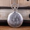 Pocket Watch Locomotive Alloy Quartz Movement Watch Vintage Necklace Watch with Chain for Collection Daily Use