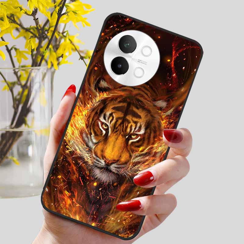 For Vivo V40 Lite 5G Case Fashion Soft Silicone Lovely Phone Cover for Vivo V 40 Lite V40Lite 5G Protect Back Cover TPU Coques