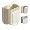 Foldable Garbage Container Cabinet Mounted Trash Bin, Compact Hanging Can, Kitchen Waste Bin Space Saving for Bathroom Office And Small Collapsible