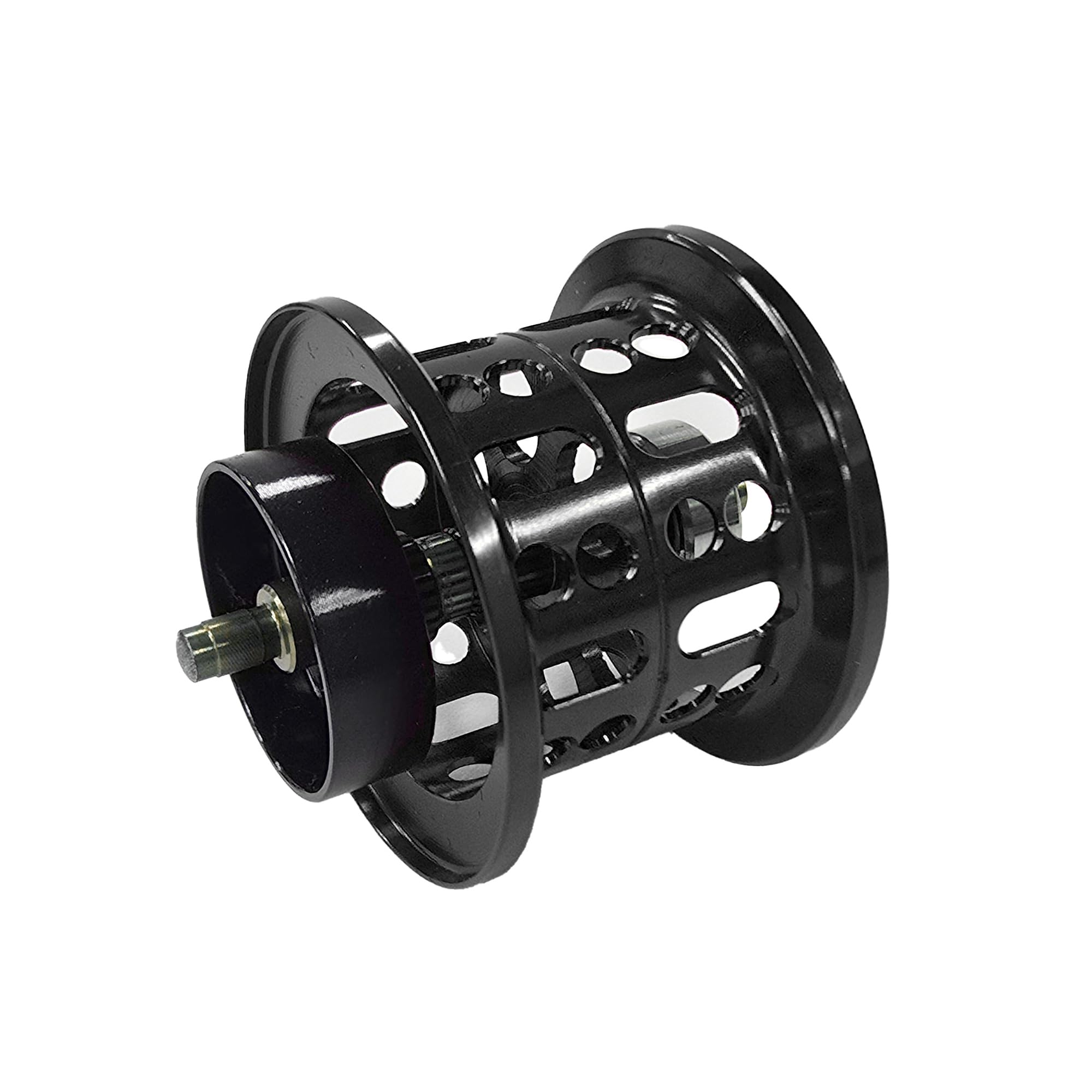 

VISPREA Запасная шпуля для Daiwa ALPHAS SV TW Мультипликаторная шпуля для ловли на легкие приманки с керамическими подшипниками для катушек 21/22, (Ю390) (черный)