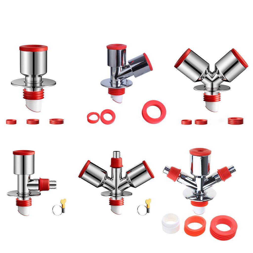 Universals Pipe Drainpipe Connector Washing Machine Floor Drain Adapter Sewer Elbow Pipe Tees Joint Elbow Pipe Connector