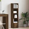 Bibliotecă Efect Stejar Maro 31 x 24 x 127 cm Lemn Prelucrat