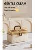 Cream-colored Multi-layer Medicine Storage Box, Large Capacity for Families