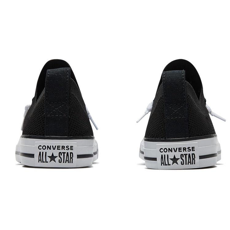 (WMNS) Converse Chuck Taylor All Star Shoreline Knit Slip Low Top Black White Women's 565489C