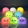 Luminous Colored Steamed Dumpling Squeezing Toy Soft Decompression Colored Lamp Luminescence for Anxiety and Bedroom Decoration