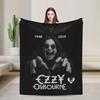 Ozzy Osbourne Rock Band Deka Fleece Jaro Podzim Multifunkční Měkké Přehozy pro Lůžkoviny Cestovní Lůžkoviny Přehozy