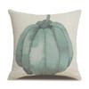 Thanksgiving Linen Pillowcase Autumn Pumpkin Print Pillow Cushion Cover