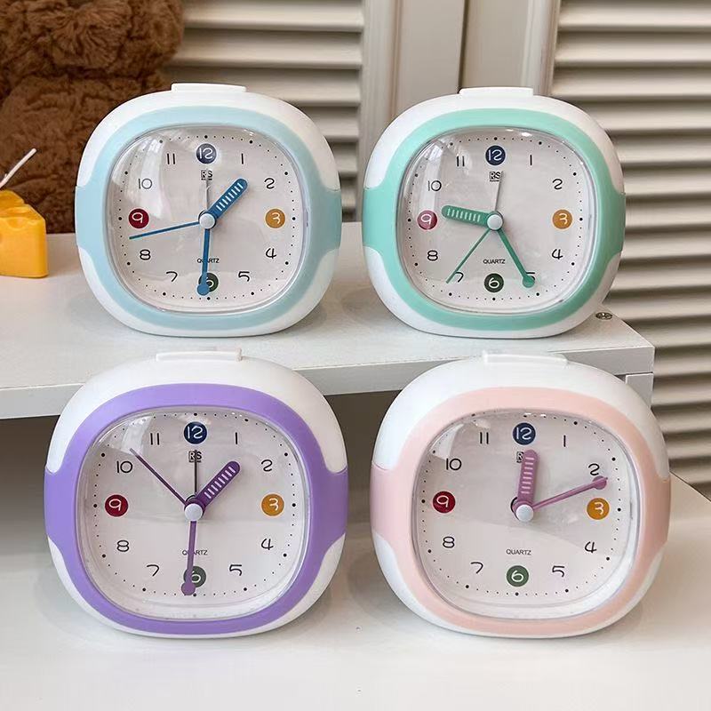 Silent Alarm Clock New Product Fashionable Student Bedside Small Alarm Clock Bedroom Luminous Clock Desktop Clock