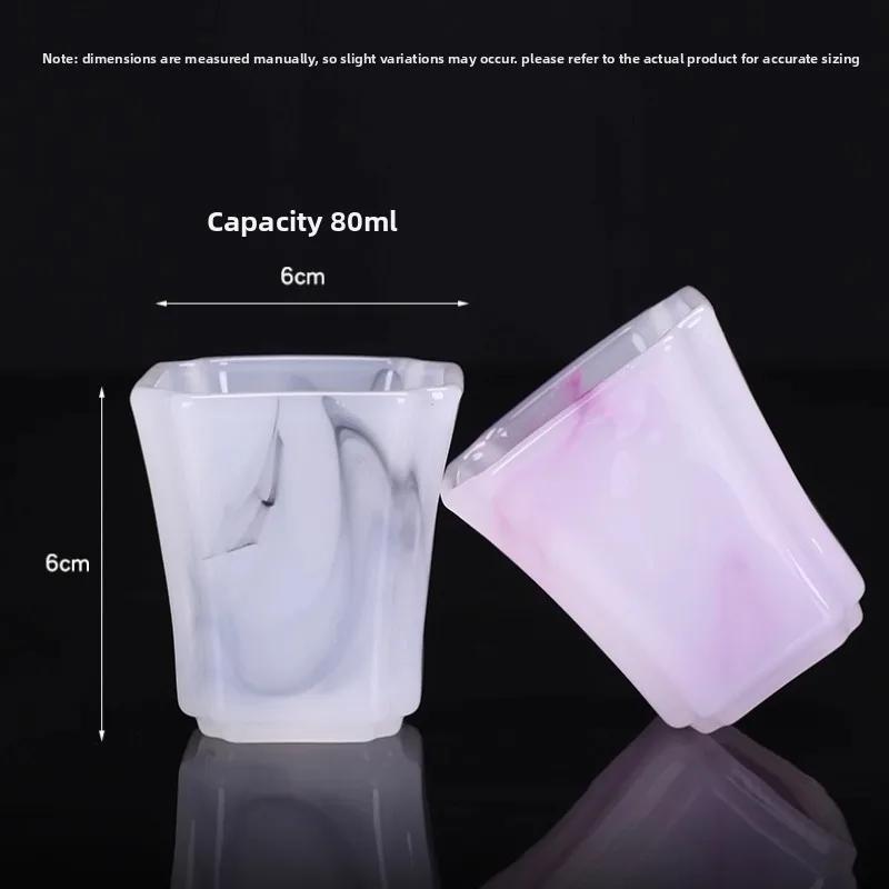 Sifang Glazed Master Cup Single Cup Personal Special Tea Drinking Cup Kung Fu Tea Set Household Men and Women Water Cup