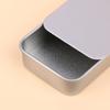 6 Styles Slide Tinplate Push-Pull Box 10G 15G 30G Solid Balm Box Candy Box Cigarette Box Key Box Sewing Box Storage Box