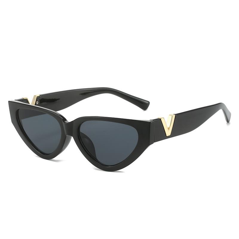 

Luxury Vintage Cat Eye Sunglasses Women 2024 Fashion V Brand Designer Cateye Sun Glasses Female Eyewear UV400 Gafas De Sol Mujer