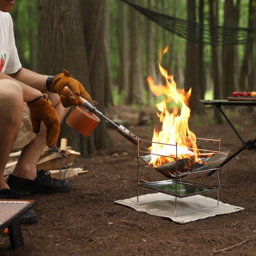 Vlambestendige Brandweerhandschoenen 27cm - Veiligheidshandschoenen Voor Werk, Lassen, Barbecue