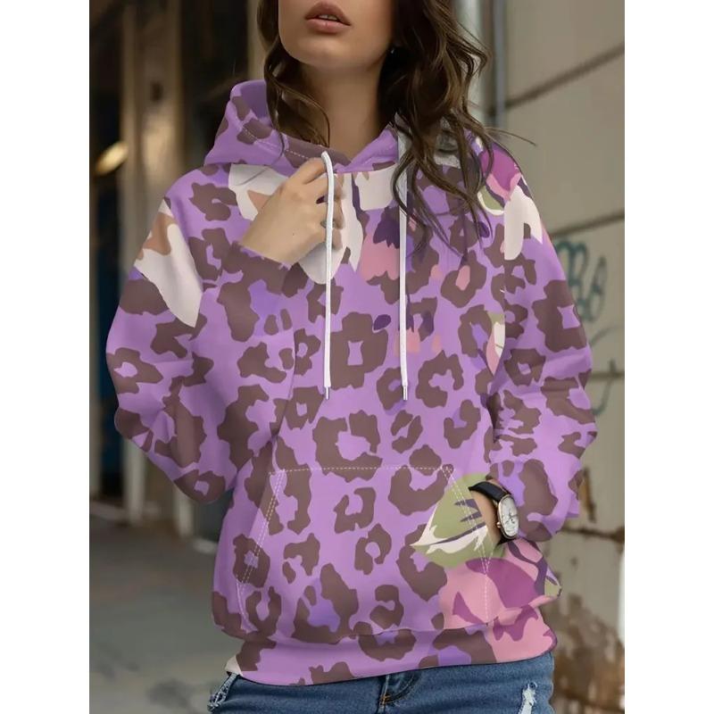 Women's Autumn and Winter 3D Printed Hooded Hoodies & Sweatshirts (women’s)