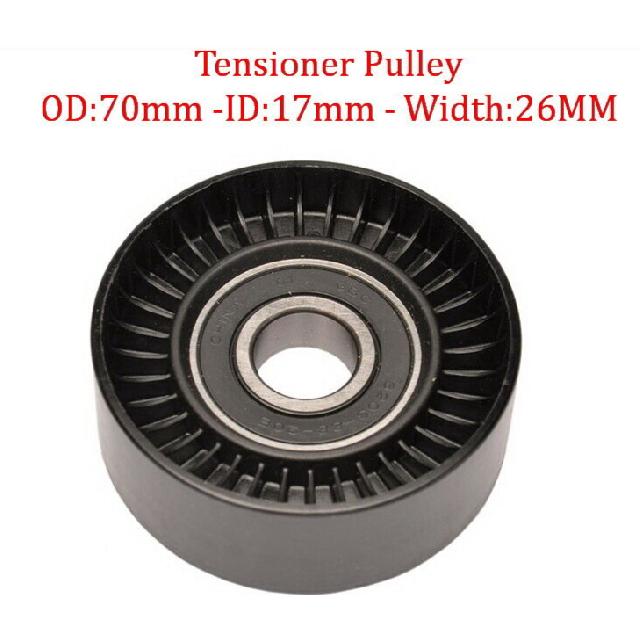 Belt Tensioner Pulley & Idler Pulley Fits:Grand Cherokee TJ Wrangler 99-06 4.0L