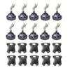 MOC Medieval Military Building Blocks Weapon Figure Accessories Shoulder Armour Helmet Bow Cape Hat Sword Brick Toy Gift X038