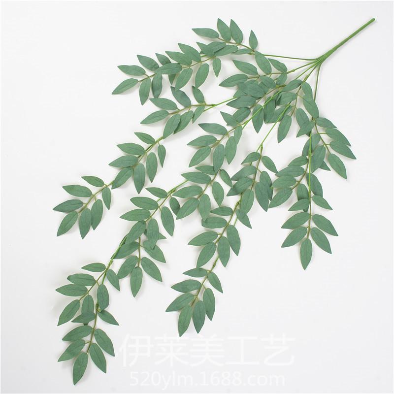 Artificial Theme Forest Plant Wall Decorative With Hanging Vines For Events Home