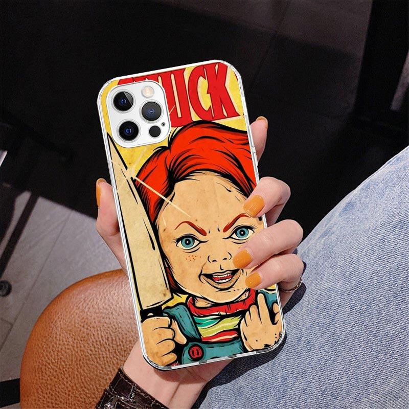 Chucky Child's Play Phone Case For iPhone 17 Air 16 Pro Max 16E 15 + 14 Plus 11 12 13 Mini 7 8 SE Gift Print Cover Fundas 17 Air