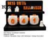 Reusable Holiday Counting Tool Halloween Countdown Calendar, Days Until Tabletop Ornament, Block Indoor Festive Table Ornament Advent Calendar