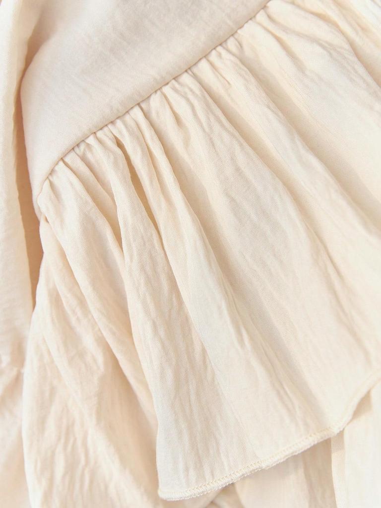 New Sexy High-Waisted Irregular Layered Ruffle Mini Skirt