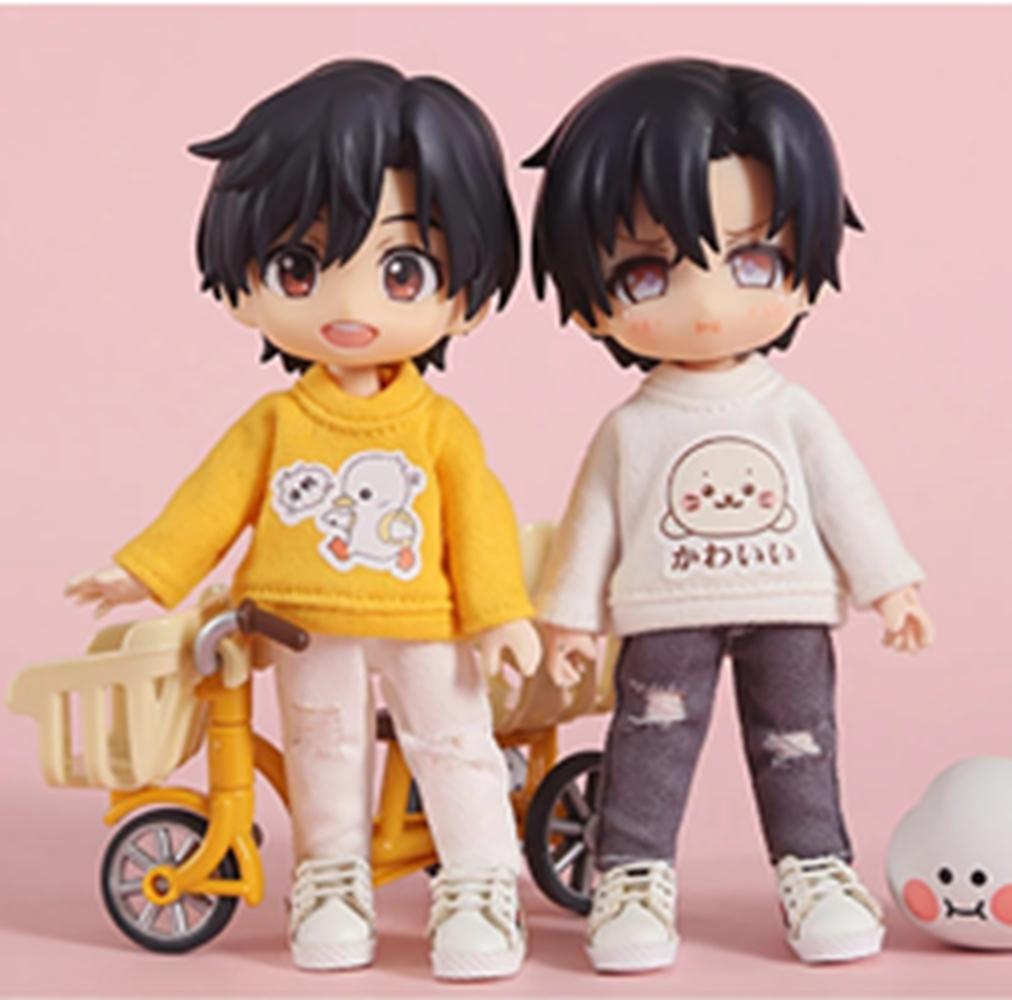 OB11 Baby Clothes BJD Doll Clothes Jeans Ripped Pants Obitsu 11 molly 1 / 12bjd GSC P9 Body Doll Accessories Costumes