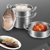KOBACH 304 Stainless Steel 3-Layer Steamer Pot