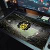 Borussia Großes Mauspad Große Gaming-Tischunterlage Rutschfest Laptop Tablet Großes Mauspad XXL Matte Mini-PC Spielmatte Mit Verriegeltem Rand