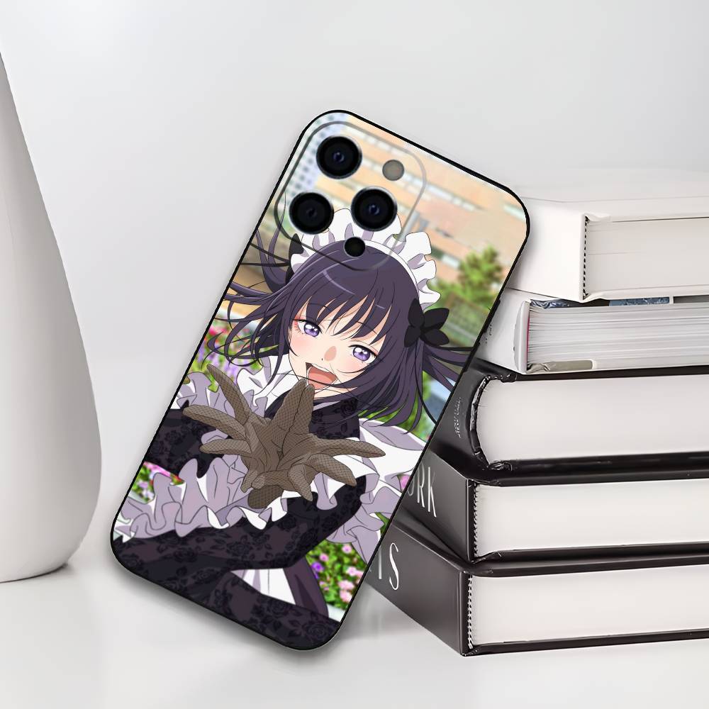 Shizuku Kuroe Marin Kitagawa Phone Case For iPhone 17,16,15,14,13,12,11 Plus,Pro Max,XS,Soft Black Cover